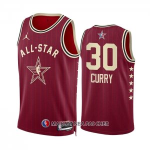 Maillot All Star 2024 Golden State Warriors Stephen Curry NO 30 Rouge