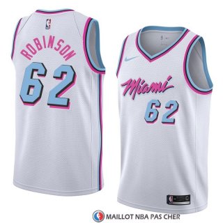 Maillot Miami Heat Duncan Robinson Ville 2018 Blanc