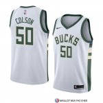 Maillot Milwaukee Bucks Bonzie Colson Association 2018 Blanc