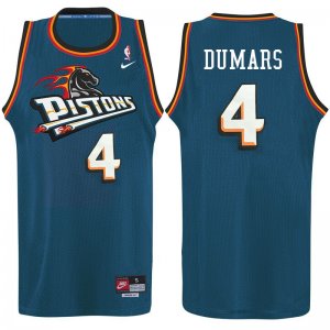 Maillot Pistonss Dumars 4 Bleu