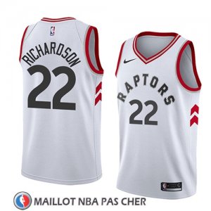 Maillot Tornto Raptors Malachi Richardson No 22 Association 2017-18 Blanc