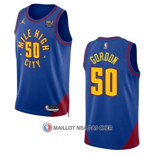 Maillot Denver Nuggets Aaron Gordon NO 50 Statement 2022-23 Bleu