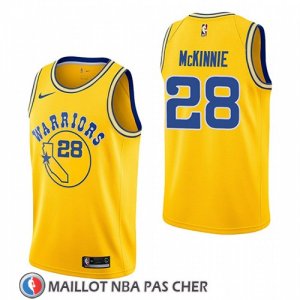 Maillot Golden State Warriors Alfonzo Mckinnie Hardwood Classic 2018-19 Jaune