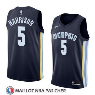 Maillot Memphis Grizzlies Andrew Harrison No 5 Icon 2018 Bleu