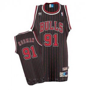 Maillot retro de Rodman Chicago Bulls #91