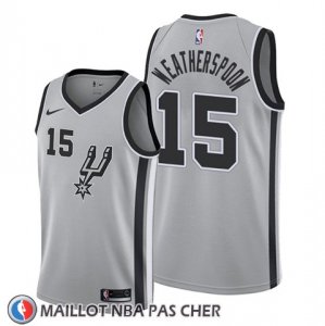 Maillot San Antonio Spurs Quinndary Weatherspoon Statement 2019-20 Gris