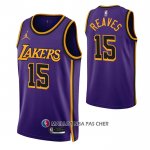 Maillot Los Angeles Lakers Austin Reaves NO 15 Statement 2022-23 Volet