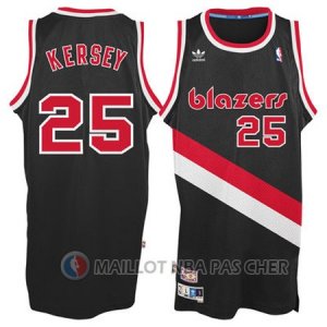 Maillot NBA Rivoluzione 30 Kersey Portland Trail Blazers Noir