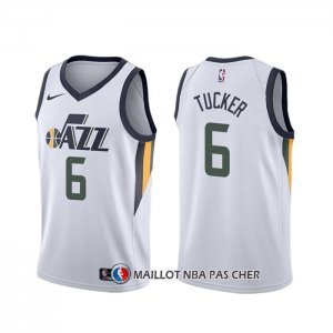 Maillot Utah Jazz Rayjon Tucker Association Blanc Edition