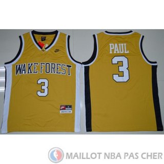 Maillot NCAA Chris Paul Dorado