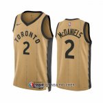 Maillot Toronto Raptors Jalen Mcdaniels NO 2 Ville 2023-24 Or