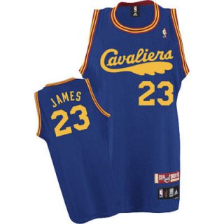Maillot retro de James Cleveland Cavaliers #23 Bleu