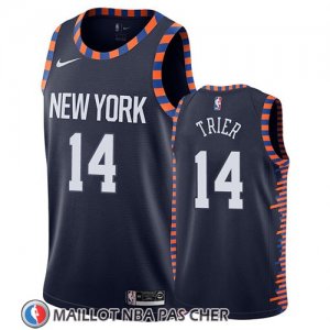 Maillot New York Knicks Allonzo Trier Ville 2019 Bleu