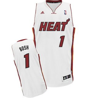 Maillot Blanc Bosh Miami Heat Revolution 30