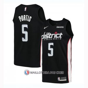 Maillot Washington Wizards Bobby Portis Ville 2018-19 Noir