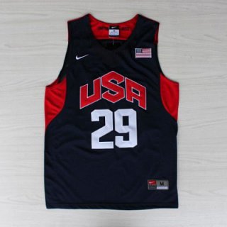 Maillot de George USA NBA 2012 Noir