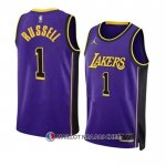 Maillot Los Angeles Lakers D'angelo Russell NO 1 Statement 2022-23 Volet