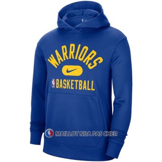 Veste a Capuche Golden State Warriors Performance Practice 2021-22 Bleu