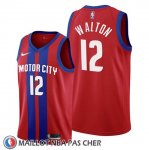 Maillot Detroit Pistons Derrick Walton Ville 2019-20 Rouge