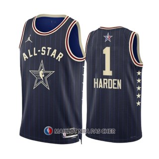 Maillot All Star 2024 Los Angeles Clippers James Harden NO 1 Bleu