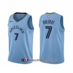 Maillot Memphis Grizzlies Justin Holiday Statement Bleu