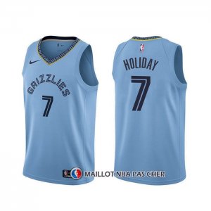 Maillot Memphis Grizzlies Justin Holiday Statement Bleu