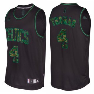 Maillot Camuoflage Mode Celtics Thomas 4 Noir