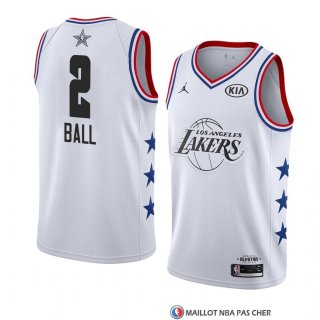 Maillot All Star 2019 Los Angeles Lakers Lonzo Ball Blanc
