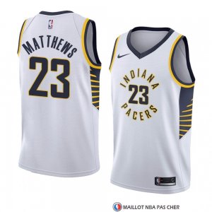 Maillot Indiana Pacers Wesley Matthews Association 2018 Blanc