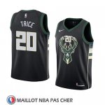 Maillot Milwaukee Bucks Travis Trice No 20 Statement 2018 Noir