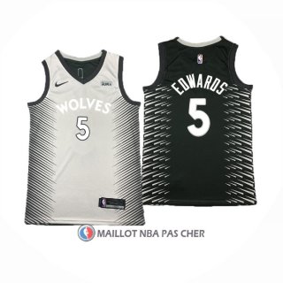 Maillot Minnesota Timberwolves Anthony Edwards NO 5 Gris