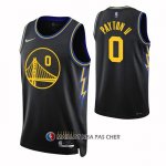 Maillot Golden State Warriors Gary Payton Ii no 0 Ville 2021-22 Noir Maillot Golden State Warriors Gary Payton Ii no 0 Ville 2021-22 Noir