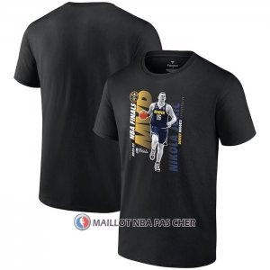 Maillot Manche Courte Denver Nuggets 2023 NBA Finals Champions MVP Rainbow Noir