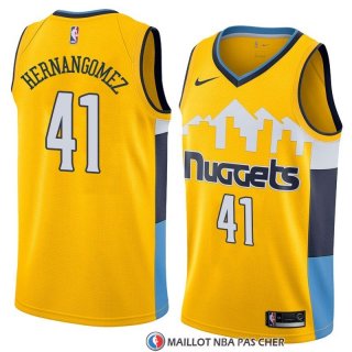 Maillot Denver Nuggets Juan Hernangomez Statement 2018 Jaune