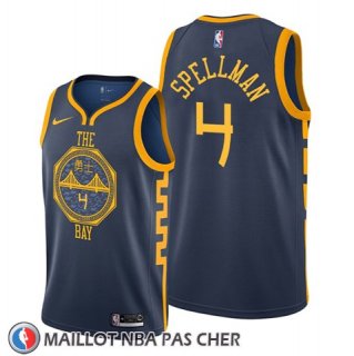 Maillot Golden State Warriors Omari Spellman Ville Bleu