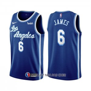 Maillot Los Angeles Lakers LeBron James Classic 2021-22 Bleu