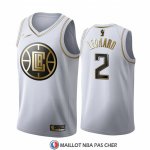 Maillot Golden Edition Los Angeles Clippers Kawhi Leonard Blanc