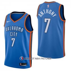 Maillot Oklahoma City Thunder Carmelo Anthony NO 7 Icon Bleu
