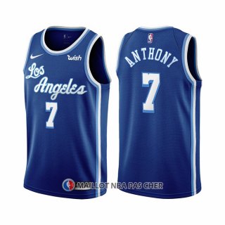 Maillot Los Angeles Lakers Carmelo Anthony NO 7 Classic 2021 Bleu