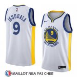 Maillot Golden State Warriors Andre Iguodala No 9 Association 2018 Blanc