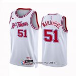 Maillot Houston Rockets Boban Marjanovic NO 51 Ville 2023-24 Blanc
