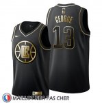 Maillot Golden Edition Los Angeles Clippers Paul George Noir