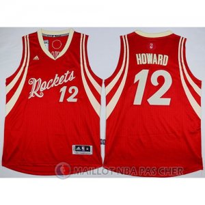 Maillot Howard Rockets Noel #12 Rouge