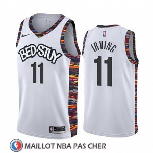 Maillot Brooklyn Nets Kyrie Irving Ville 2019-20 Blanc