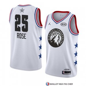 Maillot All Star 2019 Minnesota Timberwolves Derrick Rose Blanc