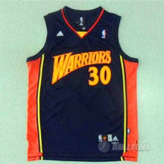Maillot Golden State Warriors retro Curry #30 Bleu