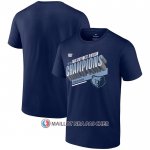 Maillot Manche Courte Memphis Grizzlies 2023 Southwest Division Champions Locker Room Bleu