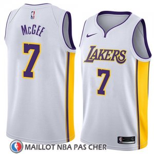 Maillot Los Angeles Lakers Javale Mcgee No 7 Association 2018 Blanc  Maillot Los Angeles Lakers Javale Mcgee No 7 Association 2018 Blanc