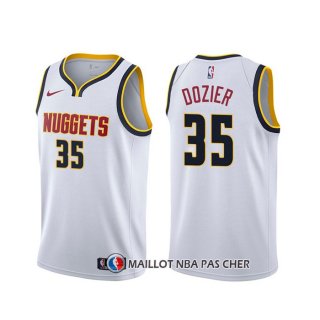 Maillot Denver Nuggets P.j. Dozier Association Blanc