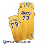 Maillot Los Angeles Lakers Dennis Rodman Retro Jaune